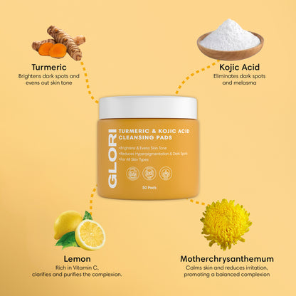 The Original Turmeric & Kojic Acid Cleansing Pads